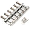 Musiclily Ultra Hardened Steel Vintage Bridge Saddles for Strat Electric Chrome of 10.5mm Guitar, (Set 6)