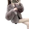 Winter fox hair imitation fur jacket short young fur coat female Korean version looks thin and trendy