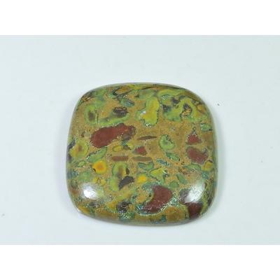 33X35X06MM Natural Fruit Jasper Octagon Shape Cabochon Loose Gemstone 75Cts. SK-4164