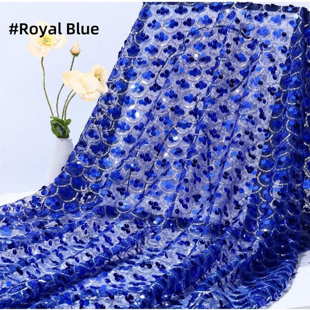 Encrypted Sequin Tulle Fabric DIY Sewing Material Paillette Fabric Sequins Backdrop Fabric