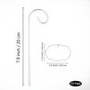 Acrylic Material Plant Labels Weatherproof Heavy Duty Garden Labels Decorative Design Metal Construction Garden Stakes