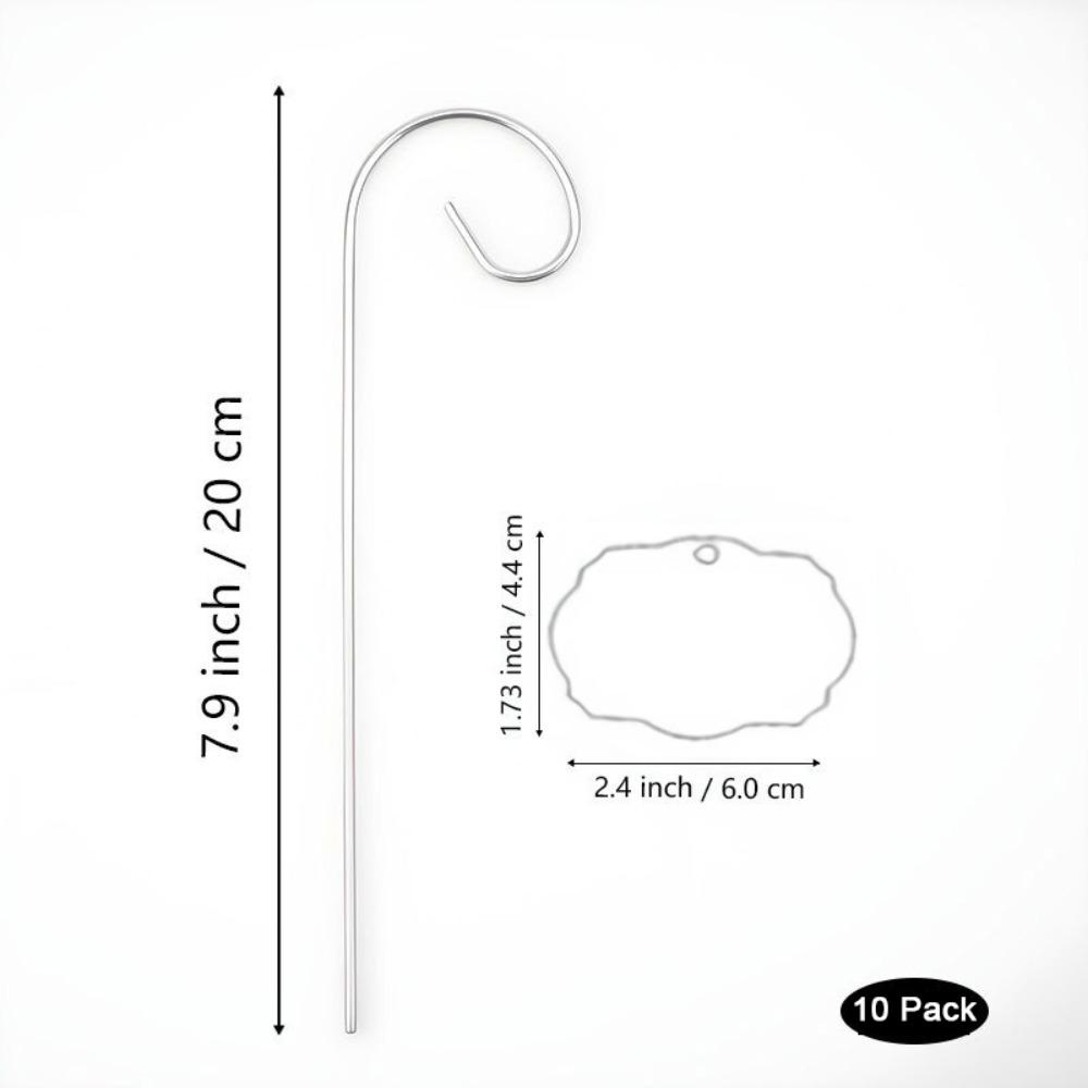 Acrylic Material Plant Labels Weatherproof Heavy Duty Garden Labels Decorative Design Metal Construction Garden Stakes