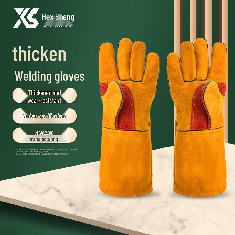 Heat Resistant Cowhide Welding and Work Gloves