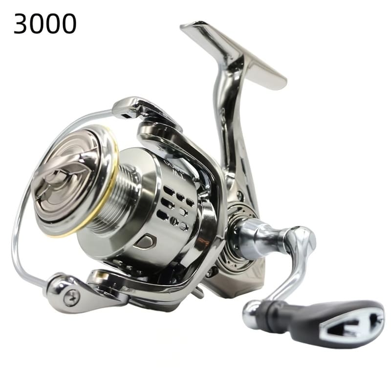 

Высококачественная шпуля с наклонным бортиком Легкая рыболовная катушка 5.5:1 Передаточное число Рыболовная катушка Высокоскоростная катушка для ловли на живца Необходимая для морской рыбалки 5000 серебряный