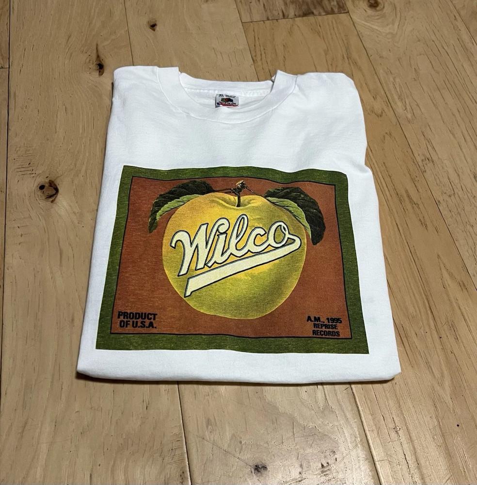 1995 Wilco Tour Baumwolle Weißes Shirt Unisex Konzert S bis 5XL QA1462 Unisex T-Shirt