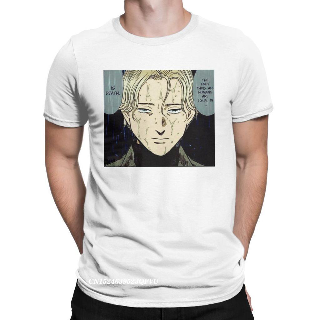 Monster Johann Naoki Urasawa T-Shirts For Men Cool Cotton Tees Round Collar Harajuku Tshirt New Arrival Clothing