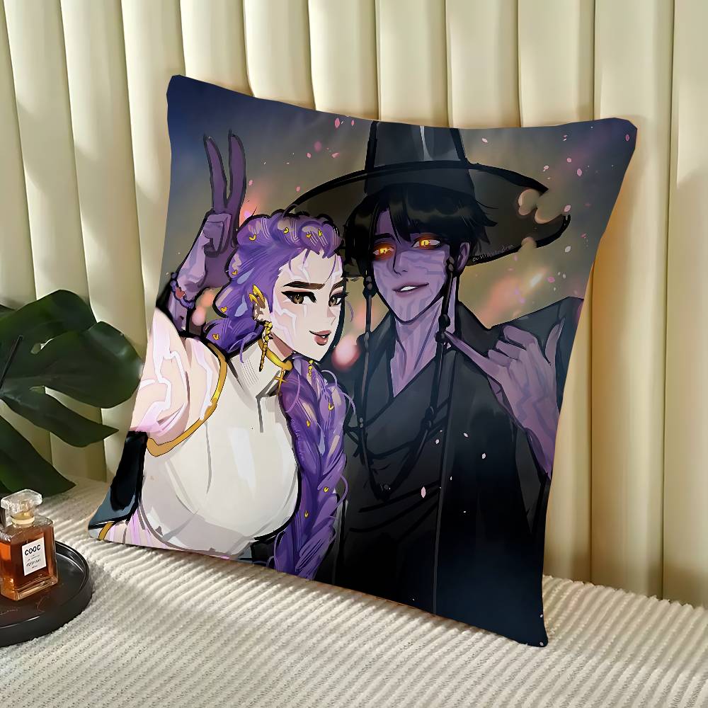 KPop lovci démonů Rumi Jinu Steh Šťastný drak Povlak na polštář Potah na polštář na pohovku Dekorace do pokoje Dětský dárek