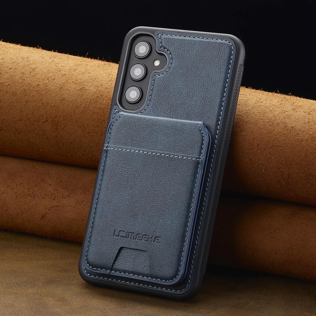 2 in 1 Detachable Cards Solt Wallet Leather Case For Samsung Galaxy S25 Ultra S24 Plus S22 S21 A55 A35 A16 A15 A14 Vertical Bag