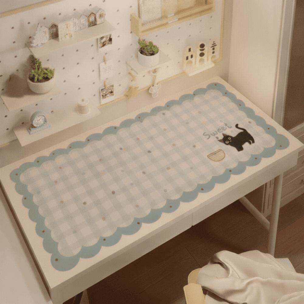 Waterproof Desk Mat Cartoon Keyboard Mat Study Cushion Table Protector Classroom