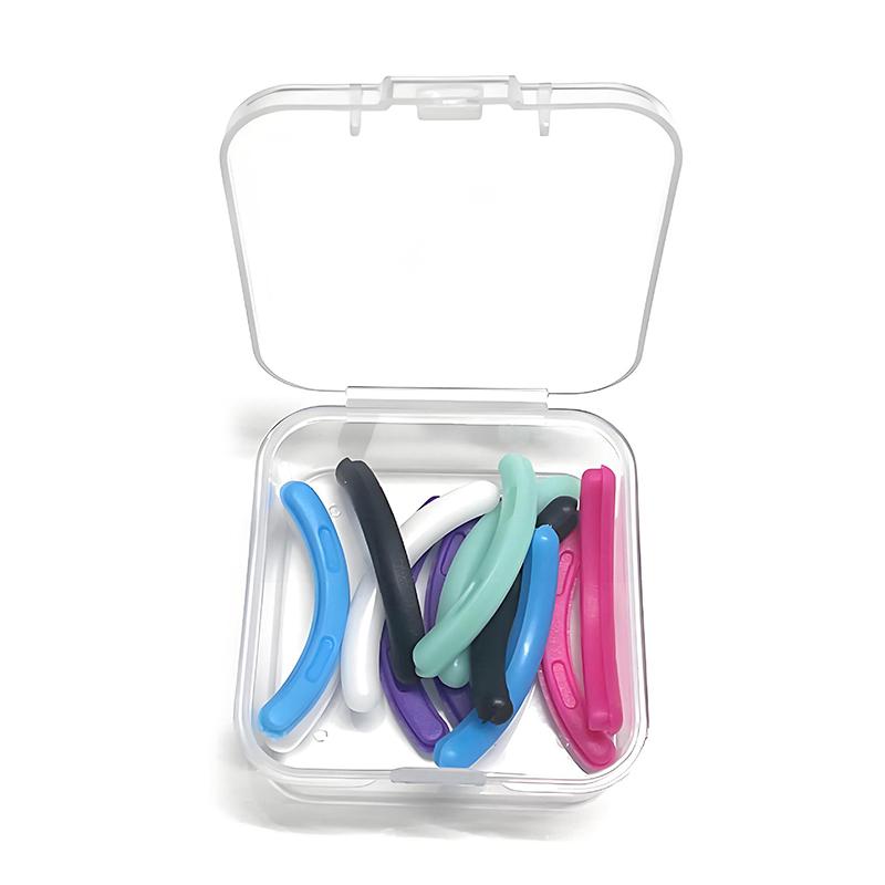 Eyelash Curler Refills Hypoallergenic Soft Rubber Pad For Universal Eyelash Curler With Storage Box Salon-Grade Anti-Slip Design