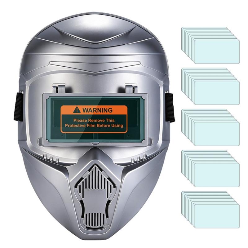 Professional Impact Resistant Flip Front Welding Mask With Adjustable Lens And Breathable Design Suitable For Safety