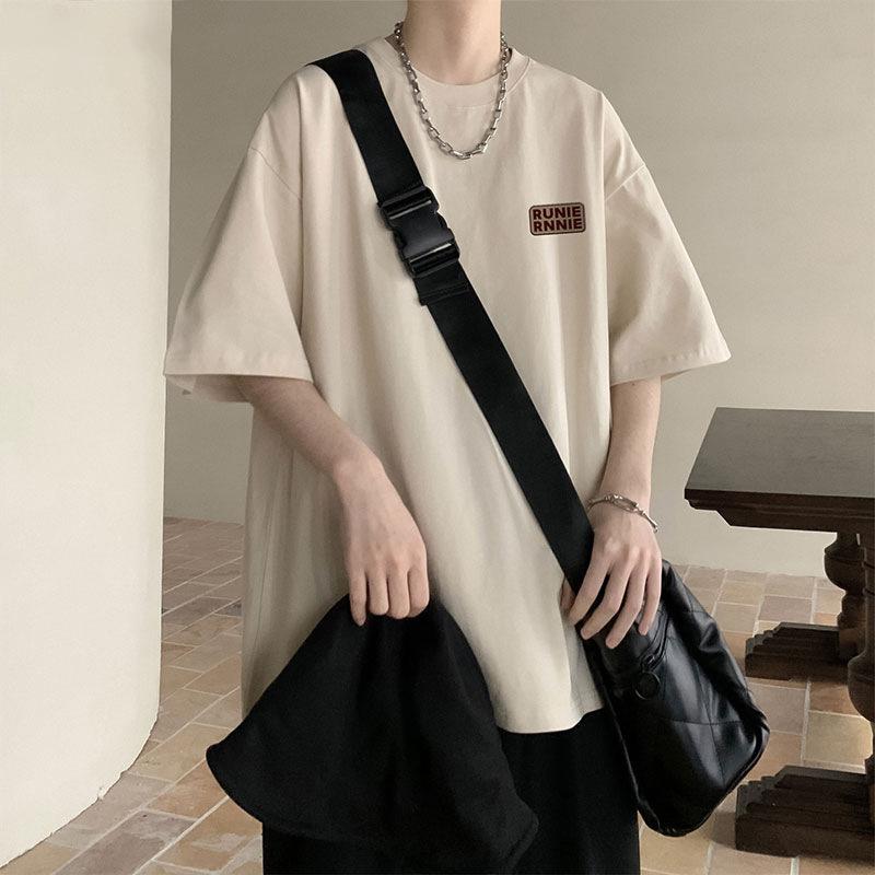 

летние мужские футболки хлопковые футболки с коротким рукавом удобная ткань спортивная одежда 3XL