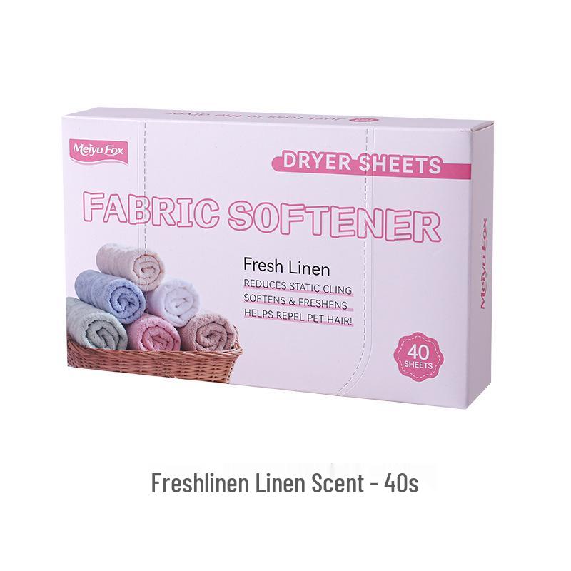 Scented Dryer Sheets for Odor and Static Removal