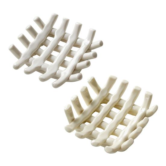 Bathroom Soap Dish Storage Organizer Self Drain Hollow Design Bathroom Soap Holder