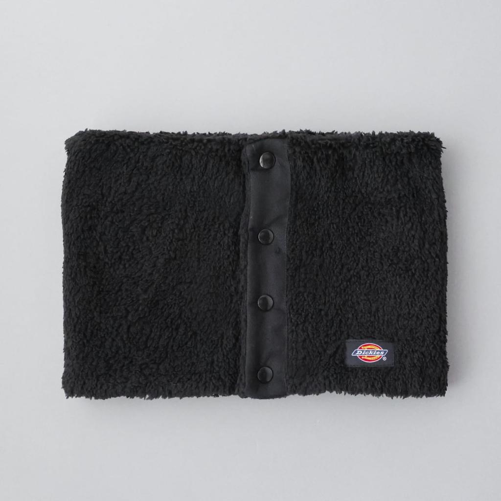 Dickies Micro Boa Snap Neck Scarf for Men and Warm and Cold Weather In Size 166 Warmer/Snood Women, Winter, Black,