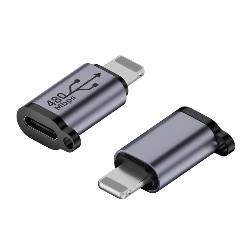 Type-C/Micro To iOS8Pin Conversion Adapter, iOS8pin To Type-C/Micro USB Converter Support Charging & Data Transfer