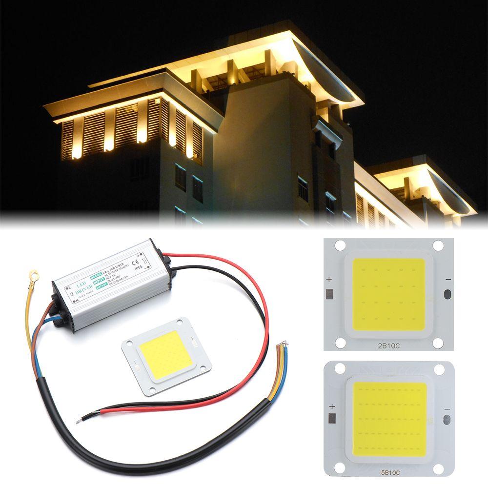 For Flood Bulb Lamp Light Source LED COB Chip 10W 20W 30W 50W 70W 100W with Power Supply Driver