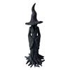 Cracker Barrel Witch Statue Multi-Purpose Halloween Resin Figurine Dark Fantasy Ornament for Desktop Decor Craft
