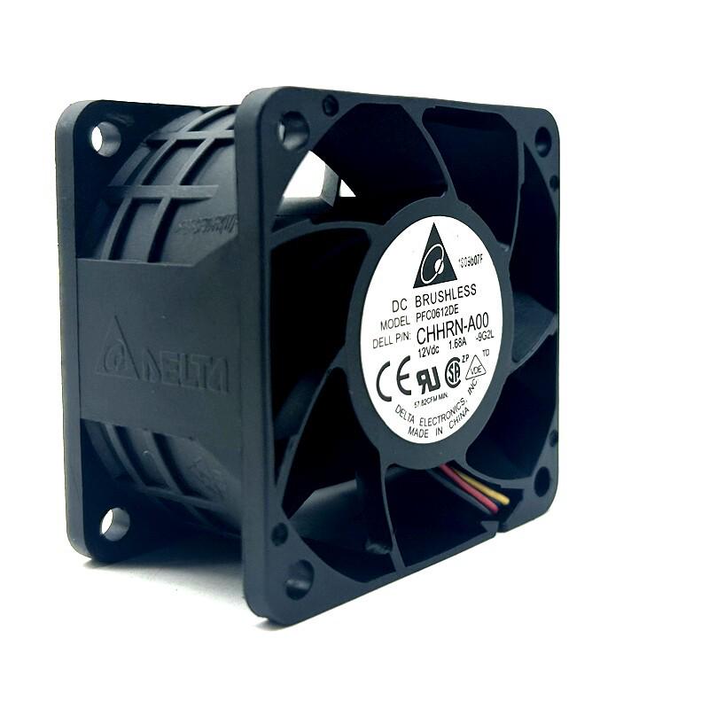 

Delta PFC0612DE 12V 1.68A 6cm High-Speed Dual Ball Bearing Cooling Fan
