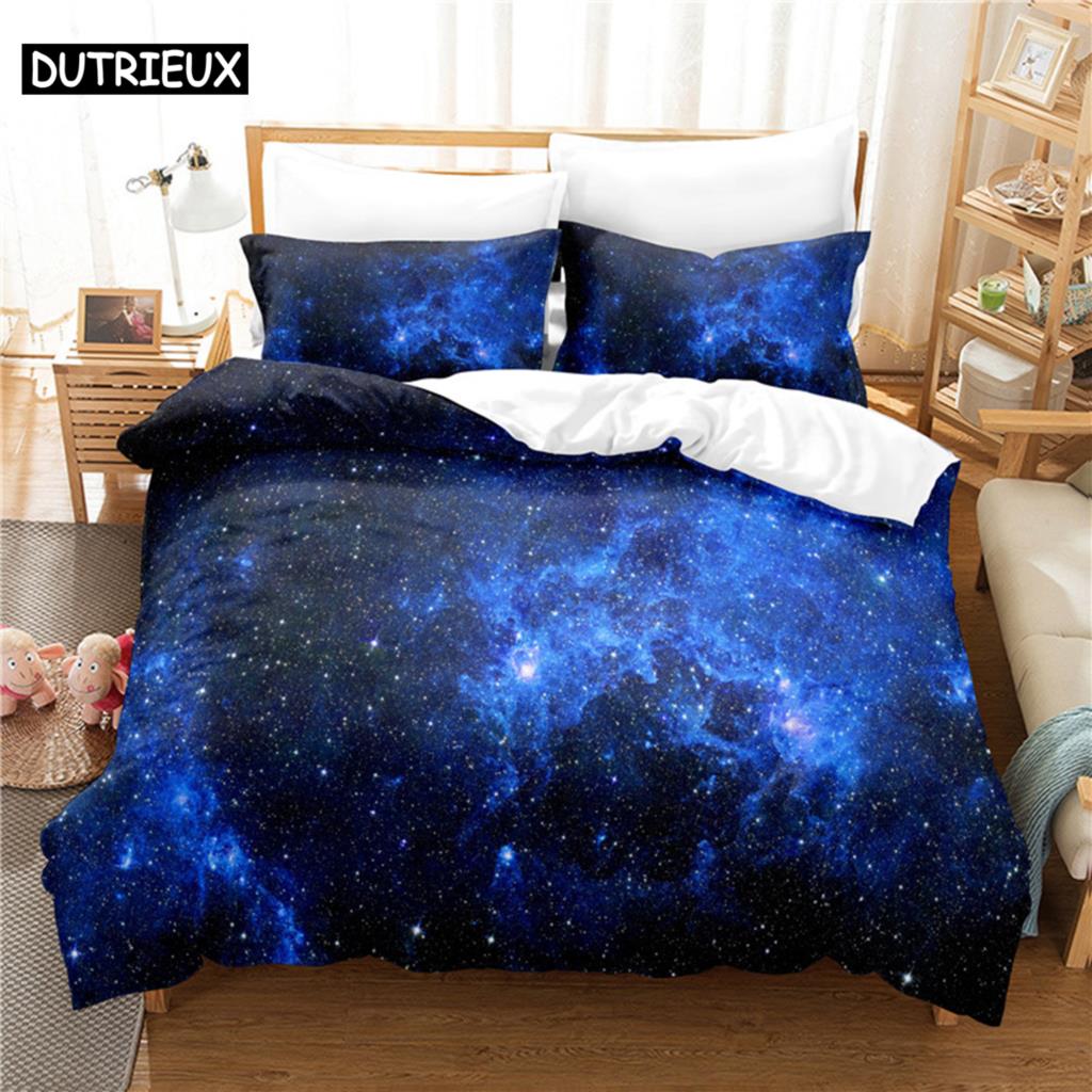 Starry Sky Bedding Set Duvet Cover Set 3D Bedding Digital Printing Bed Linen Queen Size Bedding Set Fashion Design