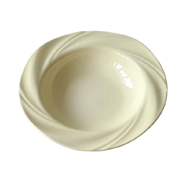 Premium Ceramic Dinner Plate for Elegant Table Setting Heat Resistant Simple Maintenance Ideal for Entertaining