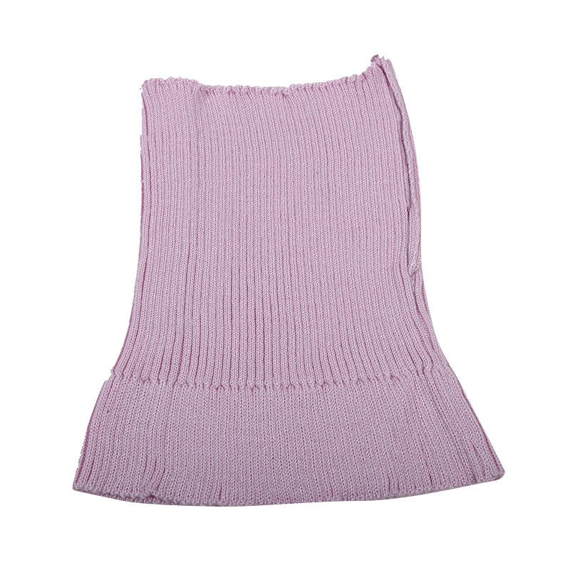 Autumn Winter Women's Fashion Warm Neck Protection Head Scarf Stretch Knitted Wool High Neck Collar