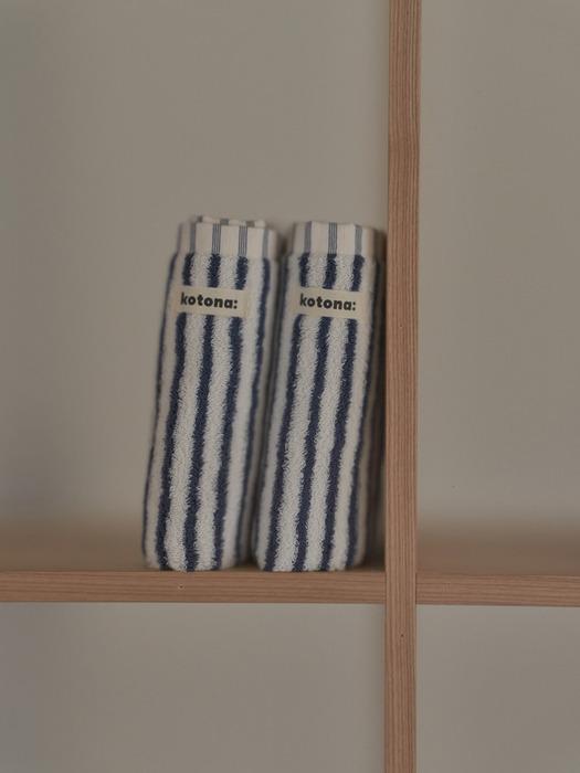 KOTONA Home Body Towel Navy Stripe 5P Pack Navy Stripe 5P