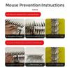 Bendable Stainless Steel Bird Spikes Flexible Anti Rat Snake Baffle Blocks  Fence