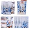 Christmas Print Gift Bags Pearlescent Candy Packaging Bags Holiday Party Favors Tote Bags for Christmas Gifts and Decorations