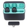 2pcs Wireless Lavalier Microphone with Charging Case Clip On Lapel Microphone Wireless for Video Recording Vlogging