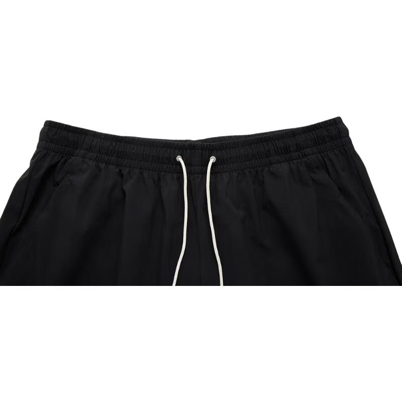 Li Ning Anti-Five Series Comfortable Casual Letter Sports Long Pants Men Bottoms Black AYKU135-1