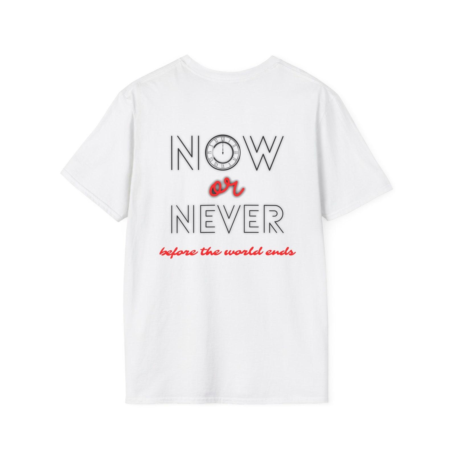 Iconic T-Shirt - Now Or Never Shirt / King Imprint T-shirt / Millennials Graphic Shirt S