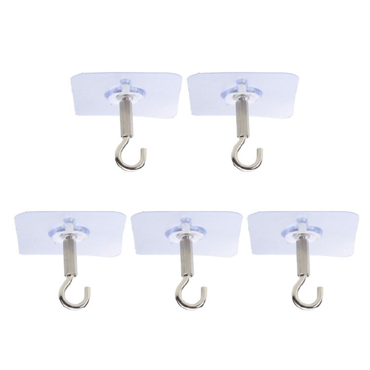 Adhesive Hooks Wall Ceiling Hook No-Drill Cabinet Hook Hanging Small Plant Towel