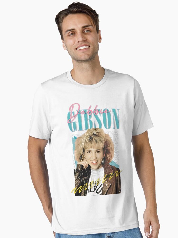Vanessa Paradis Debbie 80er Jahre Stil Gibson Ästhetik Basic T-Shirt
