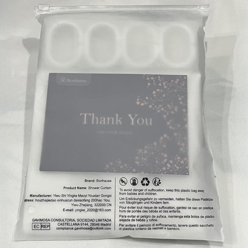 Bonhause Christmas Gnomes Shower Curtain, Xmas Tree Cardinals On Branches Grey Winter Holiday Bathroom Curtain 72 X 72 Inch Polyester Fabric