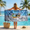 Asciugamano da Spiaggia Coventry City Football Morbido Microfibra Asciugamano Estivo Asciugatura Rapida Assorbente per Spiaggia Piscina Viaggio