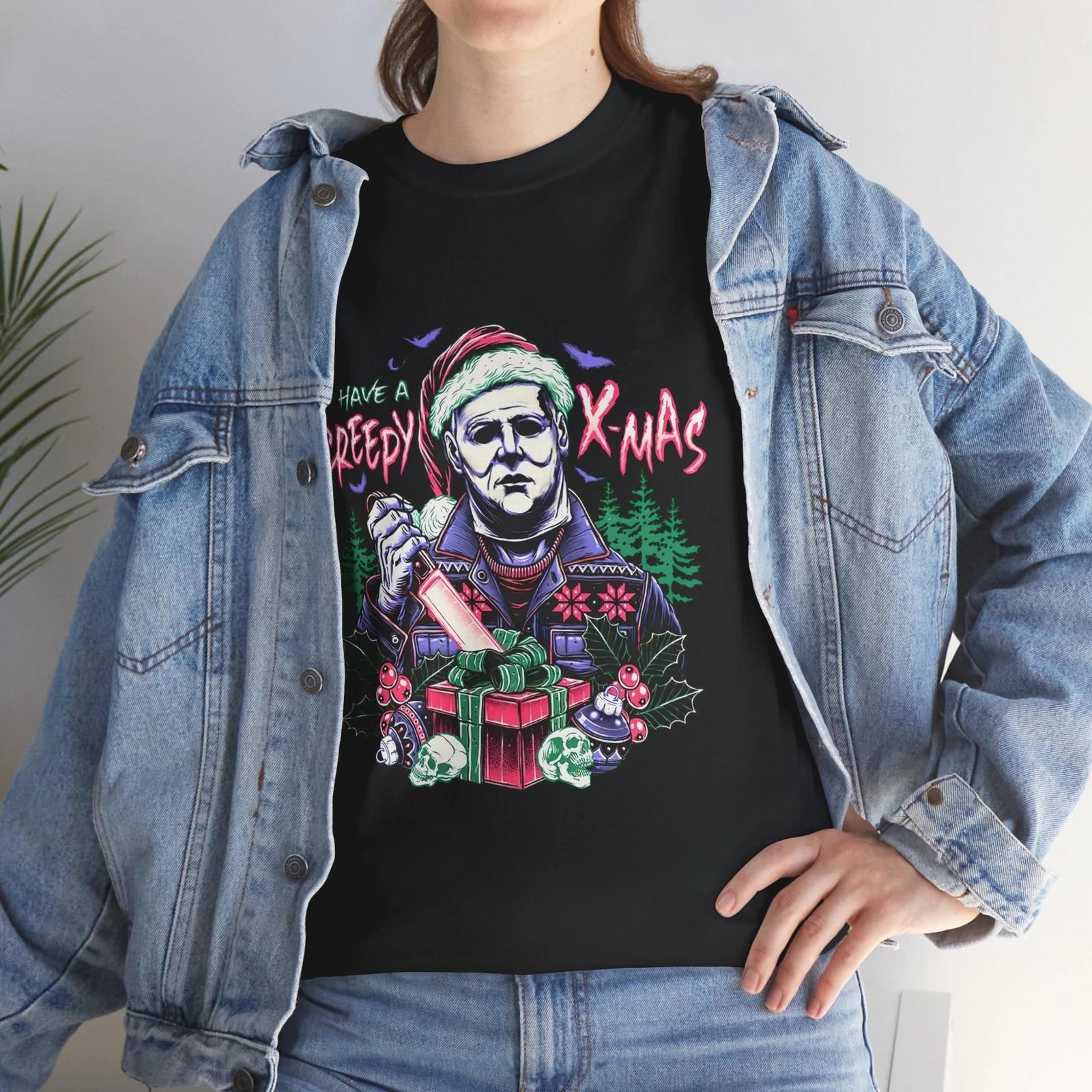 Halloween Party Christmas Xmas Gothic Horror Shirt S
