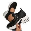 Casual Large-size Mesh Breathable Women's Shoes Autumn New Women's Comfortable Soft-soled Wedge-heeled Single Shoes