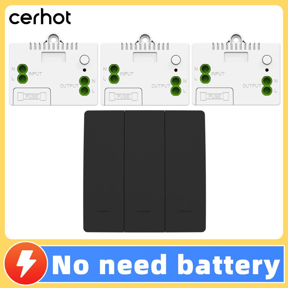 Tuya Graffiti ZigBee Smart WiFi Selbstversorgender Kabelloser Lichtschalter