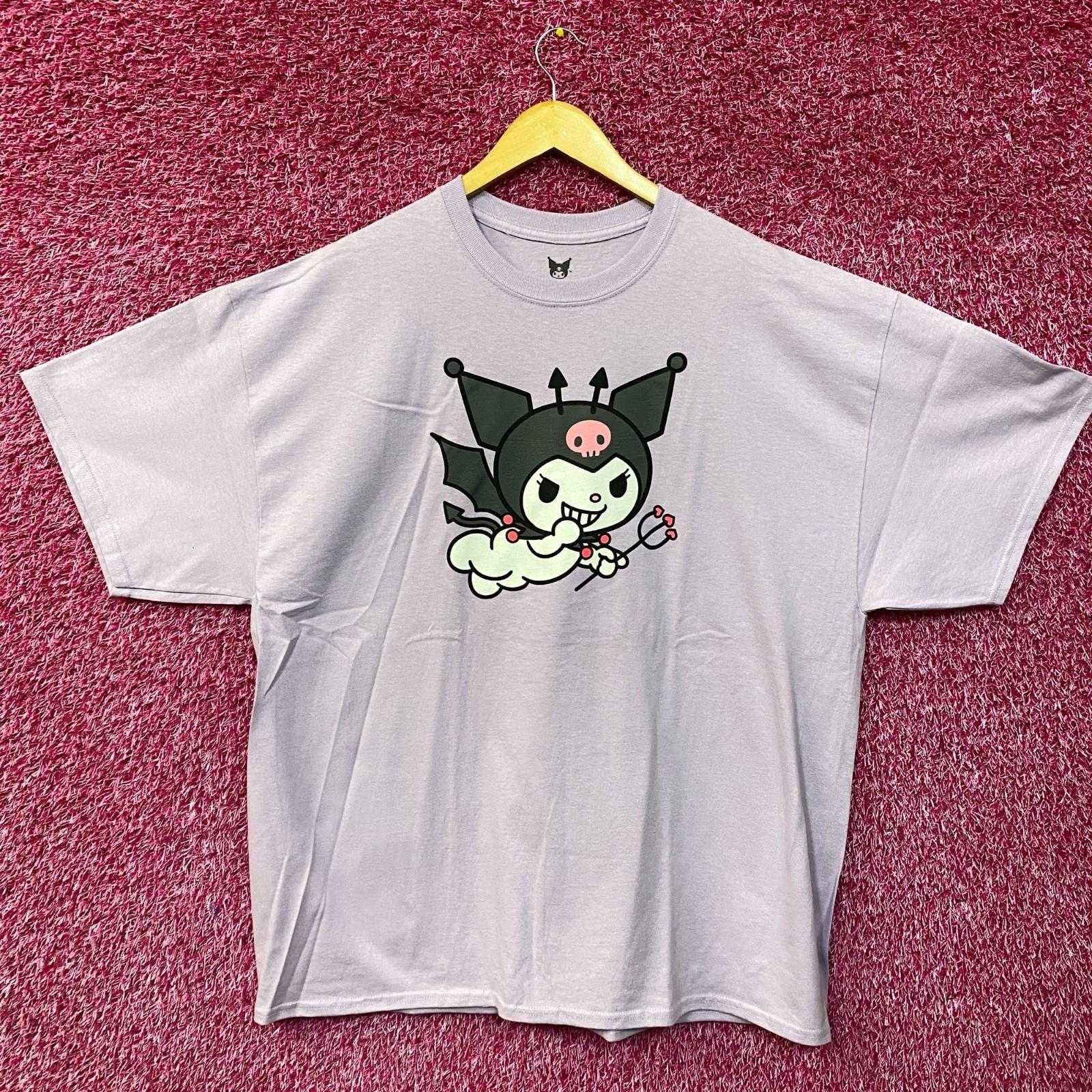 Kuromi The Naughty Kawaii Flying Fiend Sanrio Anime T-Shirt 2XL XL