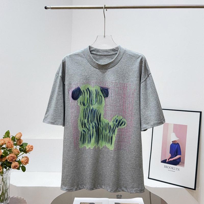 

JN25 Забавная футболка оверсайз с граффити - Повседневная минималистичная футболка с коротким рукавом Small