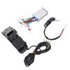 Electric Controller Kit Aluminum 350W Brushless Controller Ignition Key Switch with Foot Pedal for Replacement