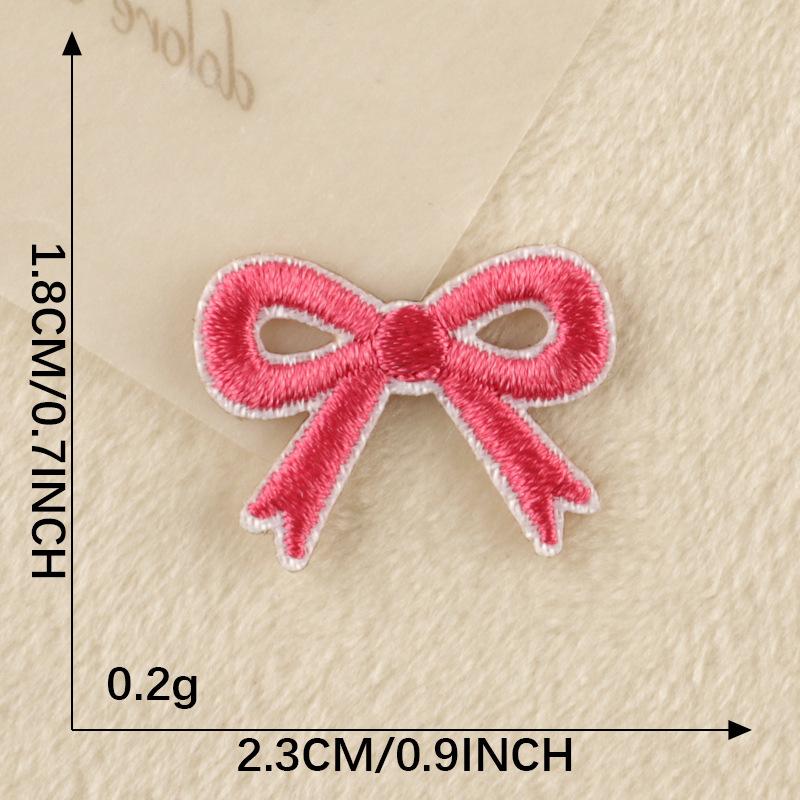 Embroidery Label Embroidery Sticker Original Little Girl Bow Clothing Accessories Adhesive Patch Hand Account Shoe Emblem Cloth Sticker