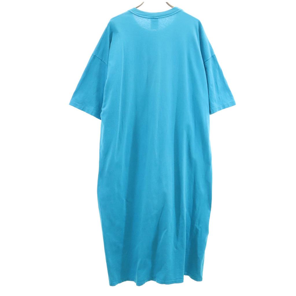 JERZEES 90s Made In USA Old Rabbit Short Sleeve Long Dress Rabbit Animal Women Used