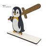 Decorative Kitchen Paper Organizer Funny Animals Wooden Toilet Holder, 3D Animal Bathroom Decor, Cute Cartoon Vertical Countertop Roll Stand
