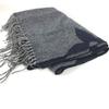 Louis Vuitton M77950 Monogram Muffler Monogram Giant fringe Scarf Cashmere Navy
