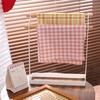 Metal Free Standing Towel Rack Double Bar Washcloth Dishcloth Hanger  Countertop