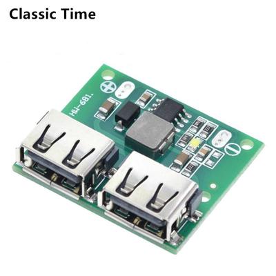 9V 12V 24V a 5V DC-DC Cargador reductor Módulo de alimentación Salida USB dual Buck 3A Carga de carga de automóvil
