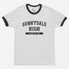 Sunnydale High Ringer T Shirt - Sunnydale High Tee / Varsity Top / College T-Shirt/ Fashion TShirt / Ringer - Buffy Shirt