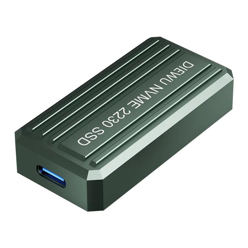 Portable USB-C 10Gbps 2230 M.2 NVMe SSD Enclosure Hard-disk Case USB 3.1 Gen 2 NVMe TXD186